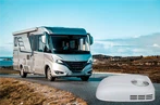 220V Caravan tepasida to'xtab turish uchun konditsioner